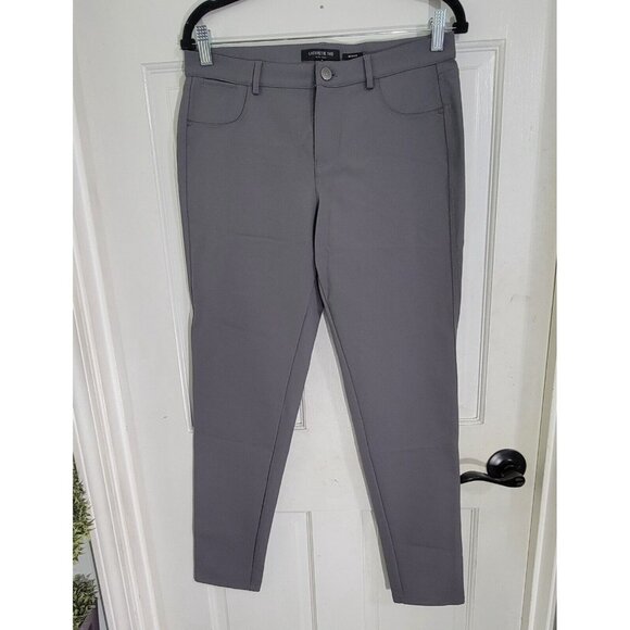 Lafayette 148 New York Womens Gray Mercer Pants Mid Rise Stretch Size 8 - Picture 5 of 11